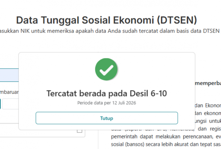 2 Link Resmi Cek Desil Kemensos Langsung dari HP, Cuma Login Pakai NIK KTP! 