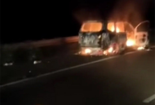 Mobil Jenazah Kebakaran di Tol Cipali, Mayat Bisa Diselamatkan