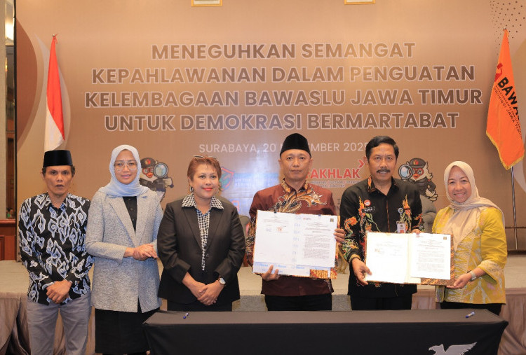Bawaslu–Kemenkum Jatim Sepakati Sinergi Penguatan Hukum dan Demokrasi