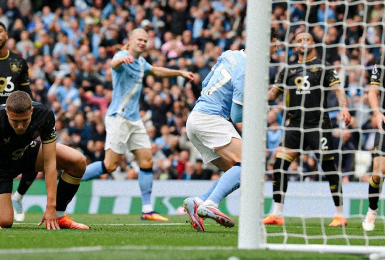 Man City vs Burnley 5-1, Brace Haaland dan Dua Gol Bunuh Diri Warnai Pesta Gol di Etihad