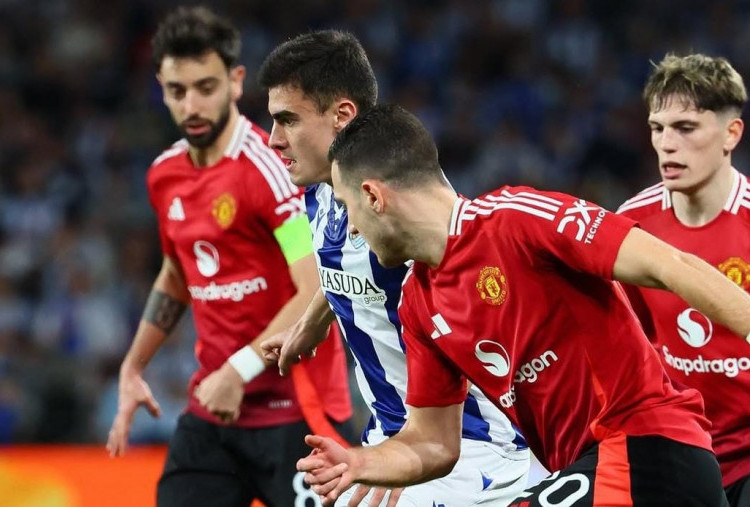 Real Sociedad vs Manchester United Imbang 1-1, Handball Bruno Fernandez Buyarkan Kemenangan MU