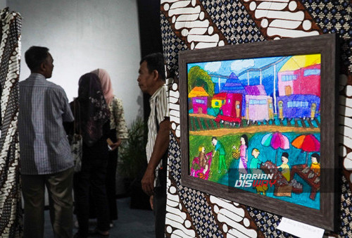 Pameran Pesona Jawa Timur oleh Anak Sanggar Merak Ati Surabaya Buktikan bahwa Setiap Anan adalah Seniman