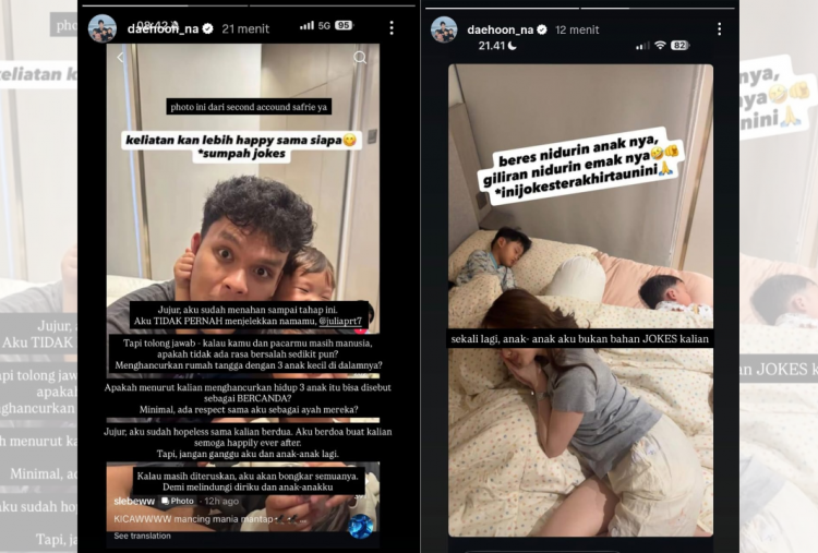 Heboh Safrie Ketahuan Sindir Mantan Suami Jule, Na Deahoon: Anak-Anak Aku Bukan Bahan JOKES kalian!