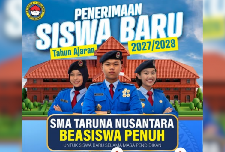 Pendaftaran SMA Taruna Nusantara 2027/2028 Dibuka Hingga 23 September, Cek Syarat dan Dokumennya