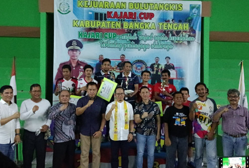 Turnamen Bulutangkis Kajari Cup Bangka Tengah 2022 Sukses Digelar