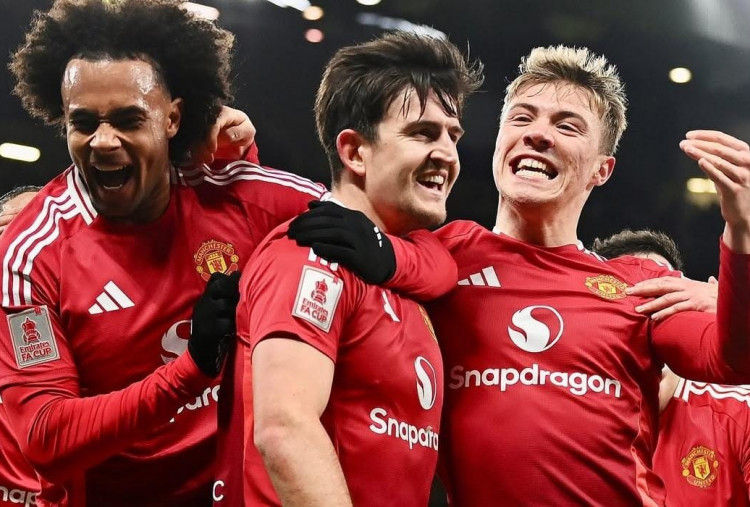 Man Utd vs Leicester 2-1: Tandukan Harry Maguire Bawa Setan Merah ke 16 Besar Piala FA