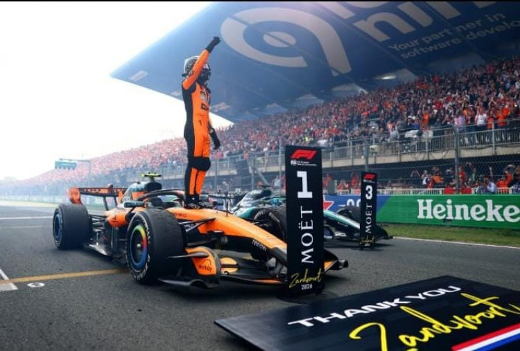 Eksekusi Overcut Ciamik! Lando Norris Hancurkan Pesta Mercedes di F1 GP Belanda 2026