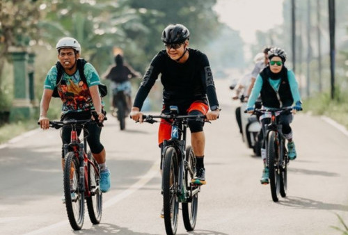 Sepedaan di Jogja Jelang Penetapan Pemenang Pilpres 2024, Ganjar Pranowo Ngaku Tak Diundang KPU