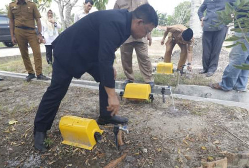 Bupati Muratara Tinjau Penyediaan Air Bersih Pastikan Tersalur Dengan Baik