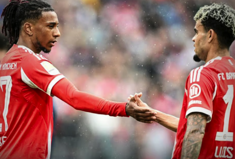 Bayern Munchen vs Lyon 2-1, Brace Olise Bikin Debut Luis Diaz Manis!