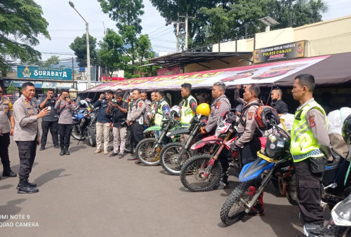 Polisi Gandeng Komunitas Trail Salurkan Bantuan Gempa Cianjur