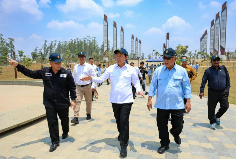 Ketua DPD RI Tinjau Progres Kawasan Legislatif di IKN, Apresiasi Perkembangan yang Progresif