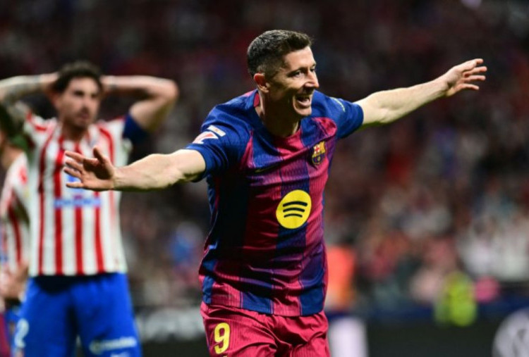 Atletico vs Barcelona 1-2, Gol Telat Lewandwoski Bawa Blaugrana Leading 7 Angka