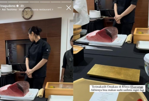 Erina Gudono Disebut Flexing usai Pamer Makan Omakase setelah Lahiran, Apa Artinya?