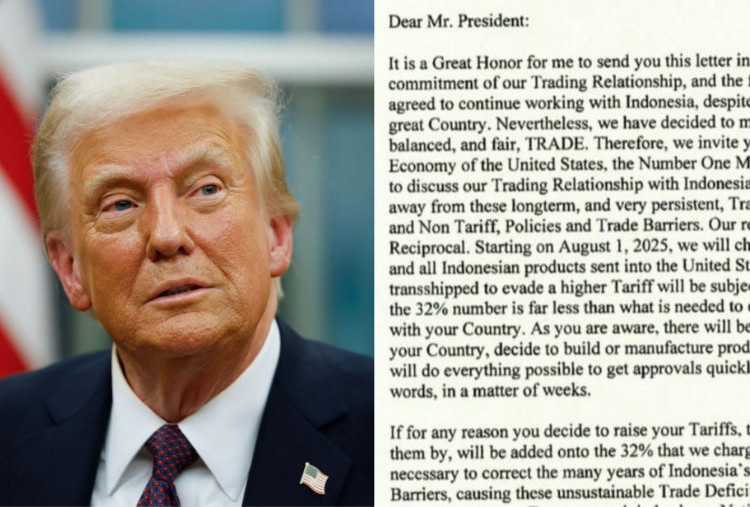 Trump Tetap Kenakan Tarif 32 Persen untuk Produk Ekspor Indonesia Mulai 1 Agustus 2025