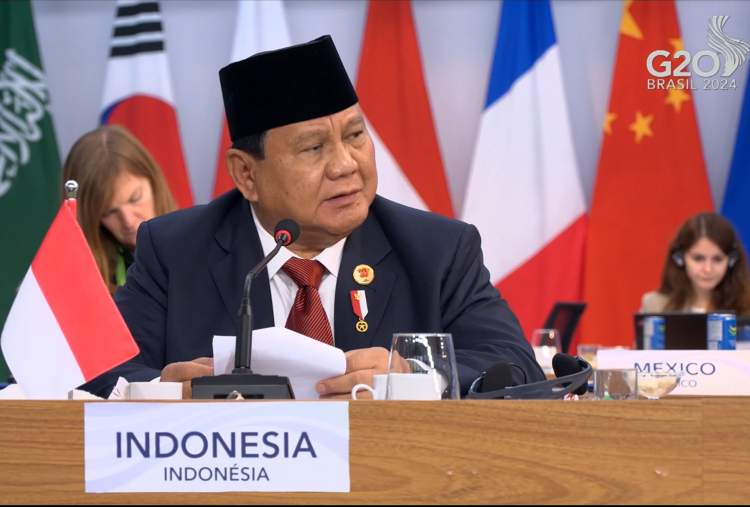 Presiden Prabowo Desak Anggota G20 Upayakan Perdamaian di Gaza dan Ukraina