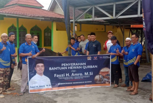 DPD NasDem Lubuklinggau Kurban 3 Sapi, 1 Ekor Sapi dari Fauzi H Amro