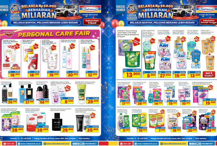 SERBU! Promo Indomaret Terbaru Hari ini 18 Juli 2026 Ada Diskon Nuvo Body Wash Cuma Rp18 Ribuan