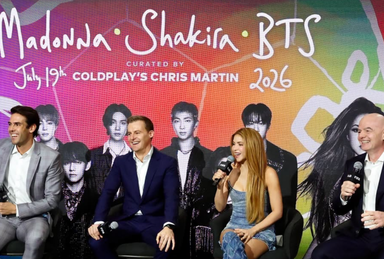 GOKIL! Madonna, Shakira, dan BTS Bakal Jadi Headliner Halftime Show Final Piala Dunia 2026