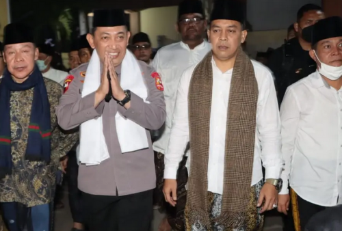 Hadiri 'Doa Polri untuk Negeri Pesantren' di Cirebon, Kapolri Listyo Sigit Bilang Begini Soal Kiai dan Ulama