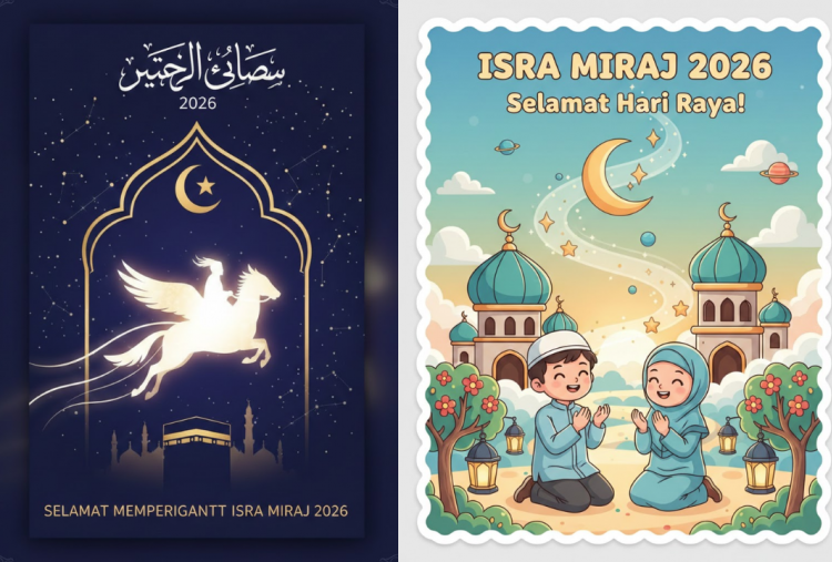 15 Prompt Gemini AI Buat Kartu Ucapan Isra Miraj 2026, Desain Estetik dan Langsung Jadi Bisa Share ke Medsos 