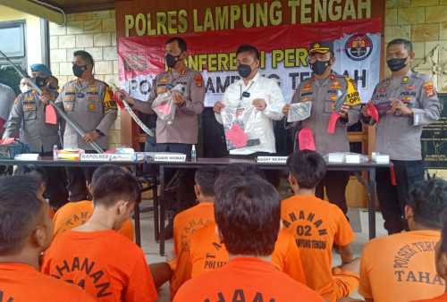 Bentuk Apresiasi, Polda Lampung Rilis Hasil OSK 2022 Polres Lamteng