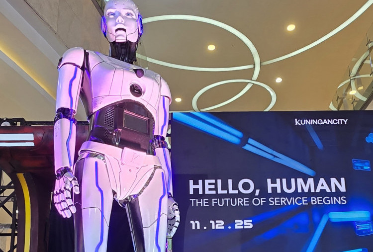 Berjumpa Airy, Robot Pintar AI yang Siap Layani Pengunjung Mal di Kuningan