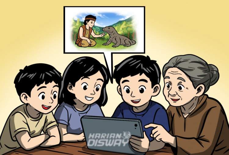 Membaca Ora di Layar: Cerita Rakyat Komodo, Literasi Digital, dan Jembatan Budaya Indonesia