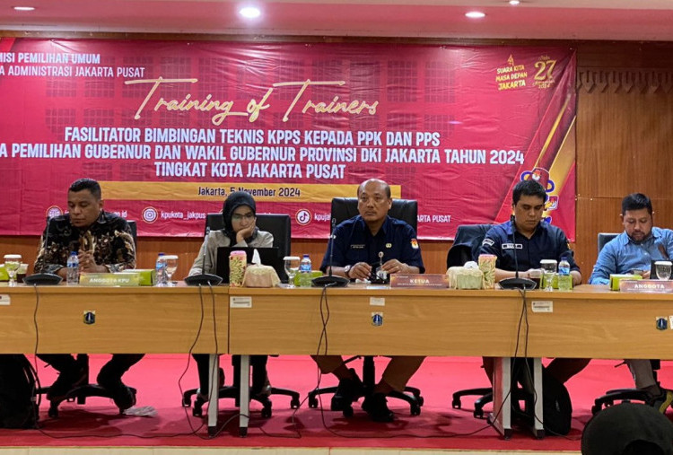 KPU Jakpus Bakal Lantik Serentak 10.794 Anggota KPPS yang Rekrut di Pilkada 2024