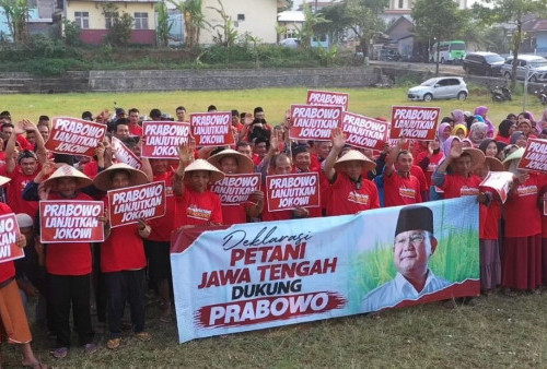 Bukan Ganjar, Ratusan Petani di Jawa Tengah Malah Dukung Prabowo Karena Alasan Ini