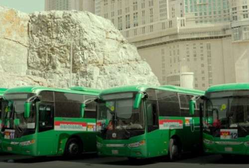 450 Unit Bus Shalawat Angkut Jemaah Haji Indonesia Selama di Makkah