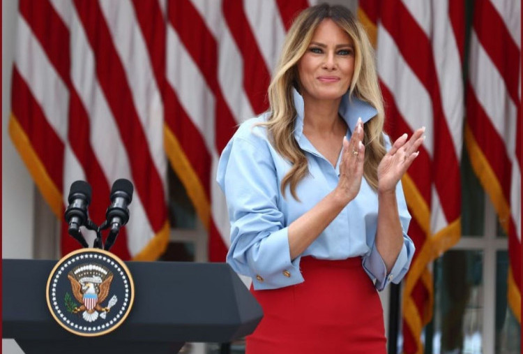 First Lady AS Melania Trump Kembali Bertugas setelah 32 Hari Menghilang dari Publik