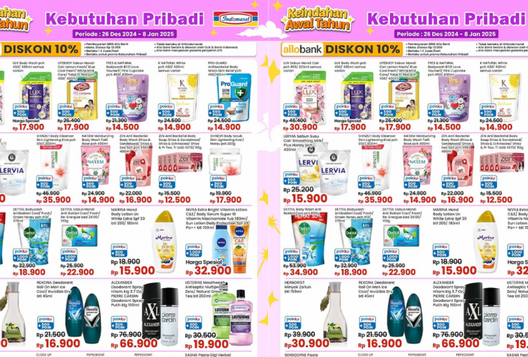 Katalog Promo Indomaret Hari ini Minggu 5 Januari 2025, Sabun Mandi Cair Mulai Rp14 Ribuan