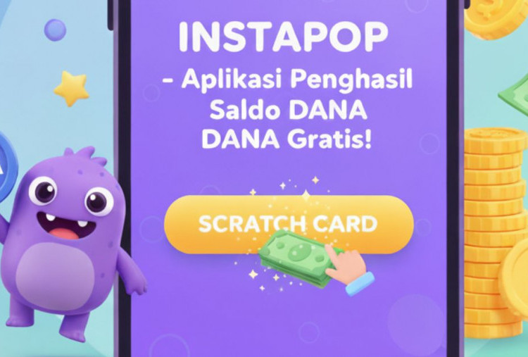 Aplikasi Penghasil Saldo DANA Gratis Instapop, Ada Fitur Gosok Kartu Berhadiah Uang!