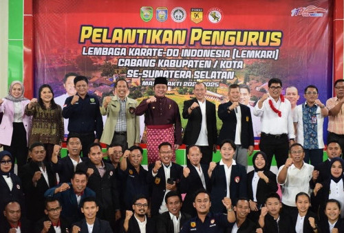 Herman Deru Dorong Lemkari OKU Efektifkan Langkah Cari Bibit Atlet Karate Berbakat Melalui Sekolah