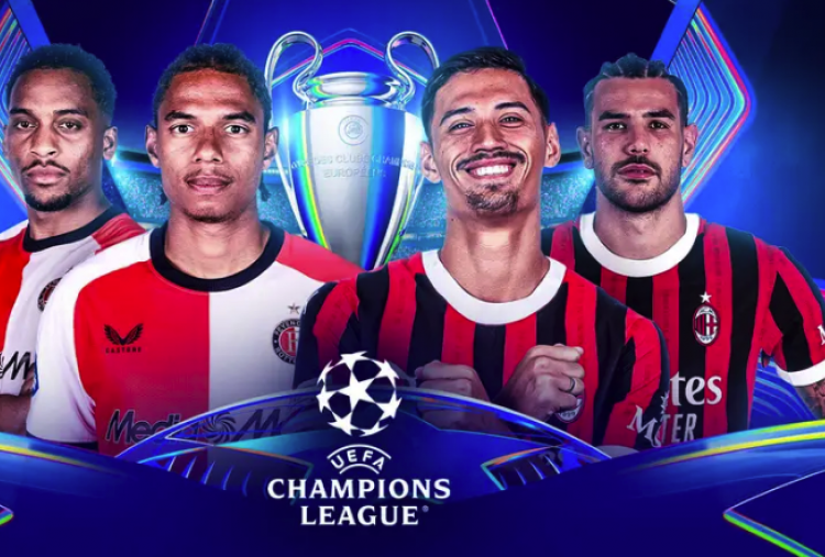 Live Streaming Liga Champions Feyenoord vs AC Milan 13 Februari, Kick-off 03.00 WIB