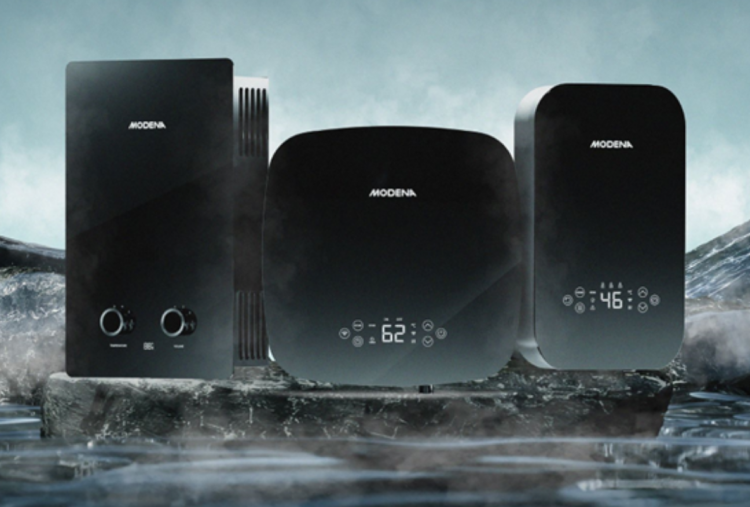 MODENA Rilis Onyx Series, Water Heater Mewah untuk Sentuhan Modern di Kamar Mandi 