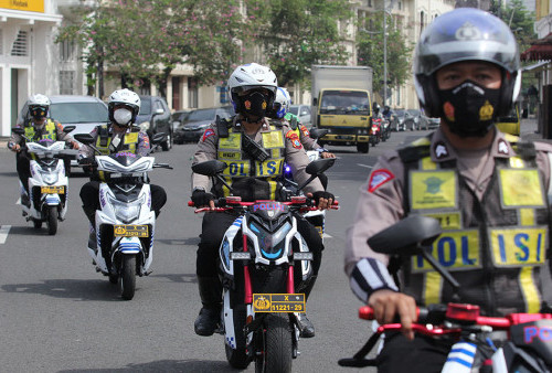Patroli Senyap Motor Listrik Satlantas Polrestabes Surabaya