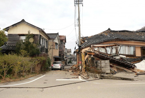 Gempa Jepang Menguncang Tahun Baru, Berkekuatan 7,6 Magnitude