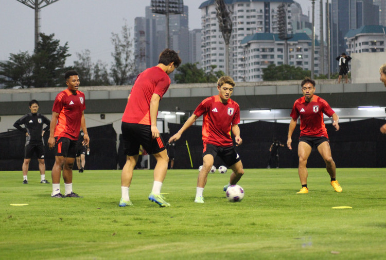 Timnas Jepang Gelar Latihan Perdana di Jakarta, Baru Diikuti Enam Pemain