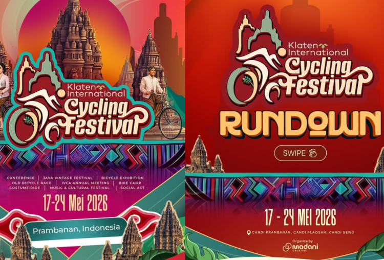 Klaten International Cycling Festival 2026 Lewati 4 Candi, Berikut Jadwal Lengkapnya