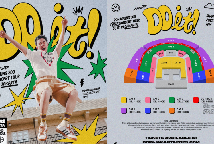 Daftar Harga Tiket Konser D.O. di Jakarta 2025, Mulai Rp1,38 Juta