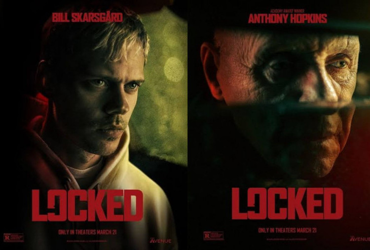 Profil 3 Pemeran Utama Film Locked, Bertemunya Dua Aktor Legendaris Bill Skarsgård dan Sir Anthony Hopkins