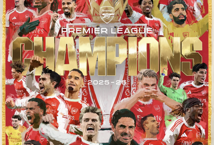 Manchester City Ditahan Bournemouth, Arsenal Resmi Juara Liga Inggris 2026 Akhiri Penantian 22 Tahun