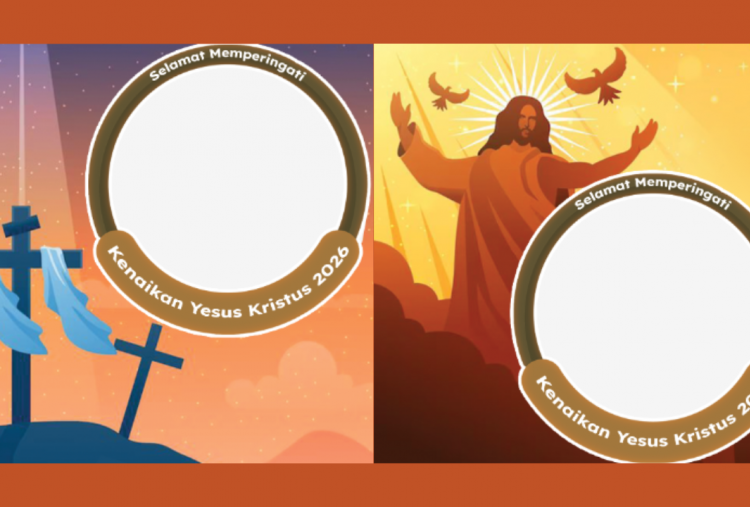 40 Twibbon Kenaikan Yesus Kristus 2026 Gratis dan Siap Pakai, Cocok Posting di IG hingga WA