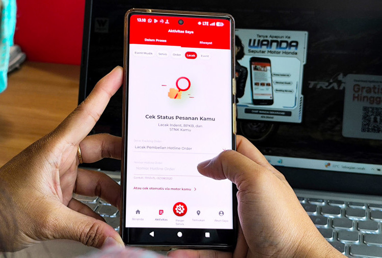 Satu Aplikasi untuk Semua Kebutuhan, WANDA Simpan Riwayat Pembelian Motor Honda Anda