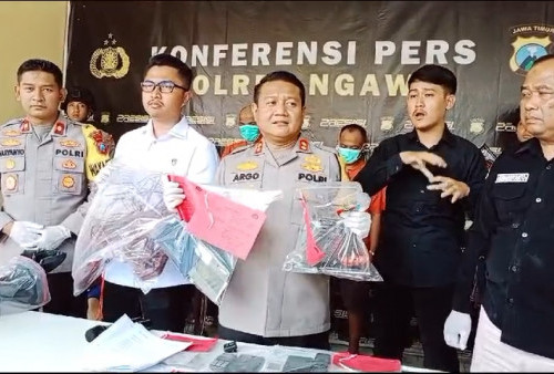 Dua Pelaku Pencurian Mesin Dinamo Sumur dan Sepeda Motor yang Resahkan Petani di Ngawi Ditangkap, Sudah Beraksi di 100 TKP