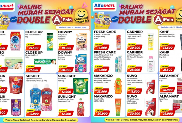 Promo Alfamart Terbaru Pekan 12-15 Oktober 2026, Diskon Soklin Liquid Rp13 Ribuan!