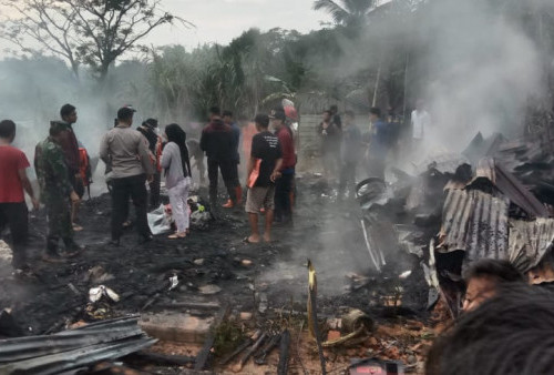 Seorang Nenek di PALI Tewas Terpanggang, Rumahnya Rata Dengan Tanah