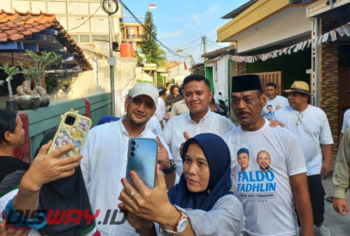 Masyarkat Selalu Antusias saat Blusukan, Faldo-Fadhlin Optimis Menang di Pilwakot Tangerang 2024